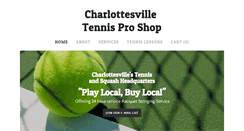 Desktop Screenshot of charlottesvilletennisshop.com