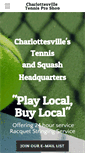 Mobile Screenshot of charlottesvilletennisshop.com